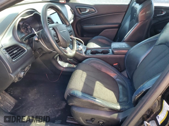 2015 Chrysler 200 S with VIN 1C3CCCBG0FN599451, listed as a Copart auction lot 50691965 with 165,464 mi miles and Salvage Title. Bid and sale history available at DreamBid. Image 7.