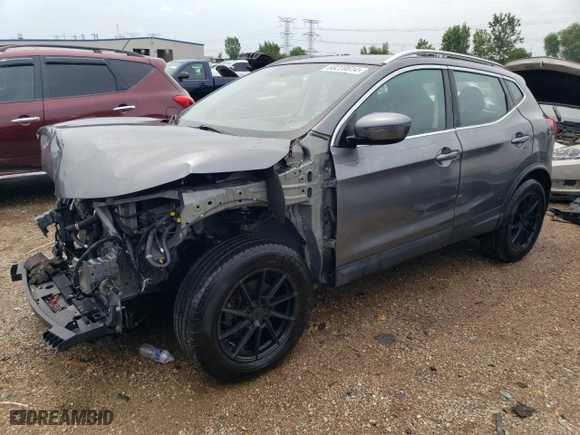 2017 Nissan Rogue Sport S with VIN JN1BJ1CRXHW126755, listed as a Copart auction lot 60220814 with 53,510 mi miles and Salvage Title. Bid and sale history available at carsss.com. Image 1.