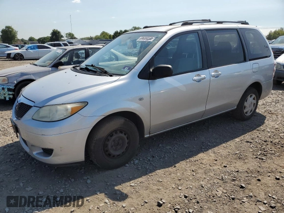 2006 Mazda MPV LX z VIN JM3LW28A660556964, wystawiony jako Copart lot #69689034 z przebiegiem 139 769 mil mil oraz Szkoda całkowita • Salvage title. Historia ofert i sprzedaży dostępna na DreamBid. Obrazek 1.