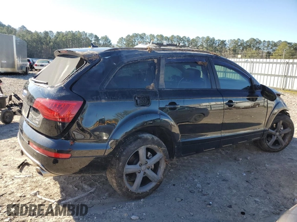 2015 Audi Q7 Premium Plus with VIN WA1LMAFE1FD019761, listed as a Copart auction lot 46845735 with 126,616 mi miles and Salvage title. Bid and sale history available at DreamBid. Image 3.