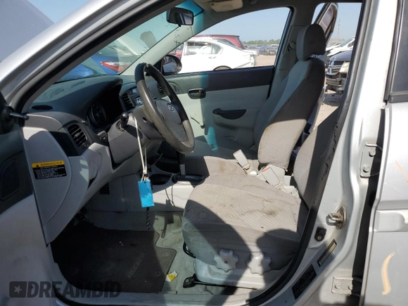 2007 Hyundai Accent GLS with VIN KMHCN46C57U120852, listed as a Copart auction lot 51814645 with 201,528 mi miles and Salvage Title. Bid and sale history available at carsss.com. Image 7.