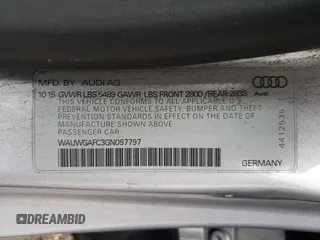 2016 Audi A7 3.0 Premium Plus with VIN WAUWGAFC3GN097797, listed as a Copart auction lot 66971372 with 70,866 mi miles. Bid and sale history available at carsss.com. Image 10.