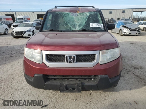 2009 Honda Element EX with VIN 5J6YH27749L003659, listed as a Copart auction lot 47263835 with 181,479 mi miles and Salvage Title. Bid and sale history available at DreamBid. Image 5.