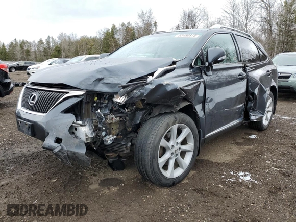 2011 Lexus RX 350 with VIN 2T2BK1BA9BC115036, listed as a Copart auction lot 53450815 with Not Provided miles and Salvage Title. Bid and sale history available at DreamBid. Image 1.