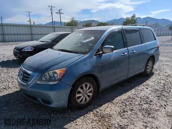2010 Honda Odyssey EX z VIN 5FNRL3H41AB006223, wystawiony jako Copart lot #58277655 z przebiegiem 144 895 mil mil oraz Czysty tytuł • Clean title. Historia ofert i sprzedaży dostępna na DreamBid. Obrazek 1.