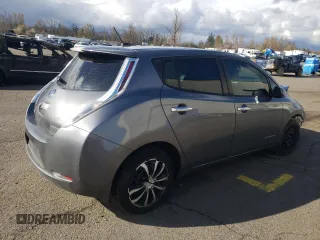 2015 Nissan LEAF SV with VIN 1N4AZ0CP4FC307459, listed as a Copart auction lot 47278443 with 91,558 mi miles. Bid and sale history available at carsss.com. Image 3.