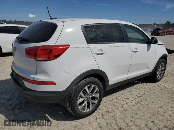 2015 Kia Sportage LX with VIN KNDPB3AC3F7701067, listed as a Copart auction lot 48159175 with 196,064 mi miles and Salvage Title. Bid and sale history available at carsss.com. Image 3.