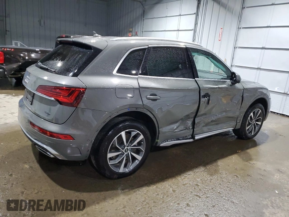 2023 Audi Q5 S line Prestige с VIN WA1FAAFY5P2167313, выставлен на аукционе Copart как лот 87830325 с пробегом 15 641 миль миль и Списание • Salvage title. История ставок и продаж доступна на DreamBid. Изображение 3.