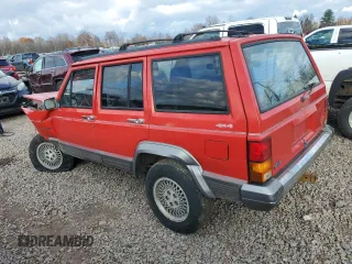 1996 Jeep Cherokee Country with VIN 1J4FJ78S5TL287631, listed as a Copart auction lot 79755834 with 195,365 mi miles and Salvage Title. Bid and sale history available at carsss.com. Image 2.