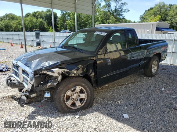 2006 Dodge Dakota SLT z VIN 1D7HE42N36S523634, wystawiony jako Copart lot #62717474 z przebiegiem 72 295 mil mil oraz Szkoda całkowita • Salvage title. Historia ofert i sprzedaży dostępna na DreamBid. Obrazek 1.