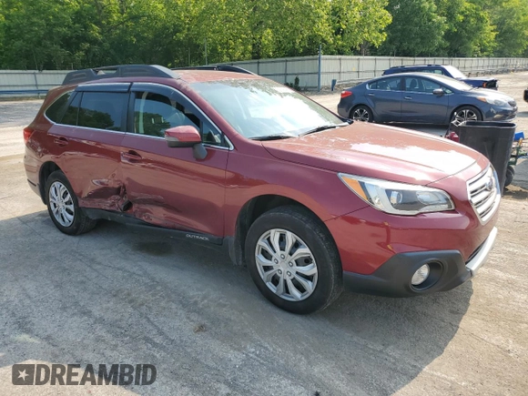 2015 Subaru Outback Limited with VIN 4S4BSEJC7F3283962, listed as a Copart auction lot 59736095 with 101,242 mi miles and Salvage title. Bid and sale history available at DreamBid. Image 4.