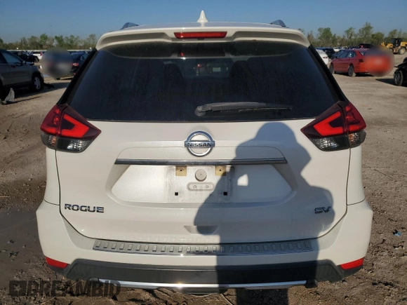 2018 Nissan Rogue SV with VIN KNMAT2MT6JP531904, listed as a Copart auction lot 50348865 with 131,401 mi miles and Salvage Title. Bid and sale history available at carsss.com. Image 6.