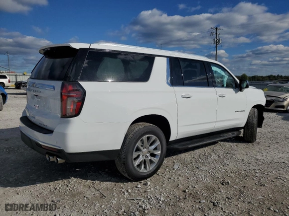 2024 Chevrolet Suburban Premier with VIN 1GNSKFKD0RR332736, listed as a Copart auction lot 75456244 with 297 mi miles and Salvage Title. Bid and sale history available at carsss.com. Image 3.