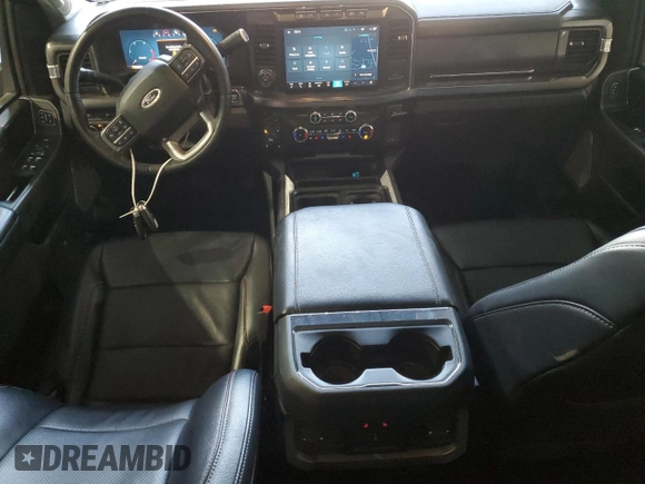 2024 Ford F-350 XL with VIN 1FT8W3BM4RED63470, listed as a Copart auction lot 44935085 with 12,801 mi miles and Salvage Title. Bid and sale history available at DreamBid. Image 8.