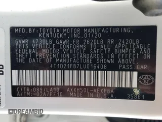 2020 Toyota Avalon Limited Hybrid z VIN 4T1D21FB7LU016408, wystawiony jako Copart lot #38932403 z przebiegiem 31 919 mil mil oraz . Historia ofert i sprzedaży dostępna na DreamBid. Obrazek 12.