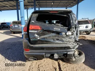 2018 Jeep Grand Cherokee Overland with VIN 1C4RJFCM0JC374114, listed as a Copart auction lot 42227195 with 44,268 mi miles and Salvage title. Bid and sale history available at DreamBid. Image 6.