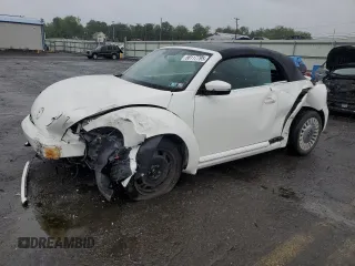 2013 Volkswagen Beetle 2.5L w/Sound/Nav z VIN 3VW5P7AT5DM814762, wystawiony jako Copart lot #58117795 z przebiegiem 106 324 mil mil oraz Szkoda całkowita • Salvage title. Historia ofert i sprzedaży dostępna na DreamBid. Obrazek 1.