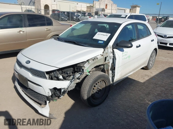 2018 Kia Rio LX with VIN 3KPA25AB8JE087859, listed as a IAAI auction lot 41399650 with 57,770 mi miles and . Bid and sale history available at DreamBid. Image 18.