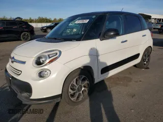 2014 FIAT 500L Easy with VIN ZFBCFABH2EZ016503, listed as a Copart auction lot 81339624 with 133,488 mi miles and Salvage Title. Bid and sale history available at carsss.com. Image 1.