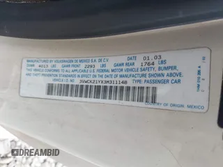 2003 Volkswagen Beetle GLS с VIN 3VWCK21YX3M311148, выставлен на аукционе IAAI как лот 42415839 с пробегом 146 340 миль миль и . История ставок и продаж доступна на DreamBid. Изображение 9.