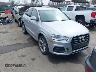 2016 Audi Q3 Premium Plus with VIN WA1EFCFS3GR004218, listed as a IAAI auction lot 41795344 with 25,215 mi miles. Bid and sale history available at carsss.com. Image 1.