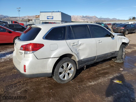 2010 Subaru Outback Prem All-Weather/HK Aud with VIN 4S4BRBFC0A3370629, listed as a Copart auction lot 42114605 with 0 mi miles and Salvage Title. Bid and sale history available at carsss.com. Image 3.