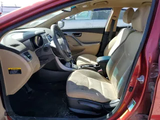 2013 Hyundai Elantra GLS PZEV with VIN 5NPDH4AEXDH174114, listed as a Copart auction lot 53123815 with 197,236 mi miles and Clean Title. Bid and sale history available at carsss.com. Image 7.