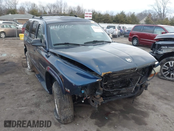 2000 Dodge Durango with VIN 1B4HS28Z3YF297783, listed as a IAAI auction lot 41464952 with Not Provided miles and . Bid and sale history available at DreamBid. Image 1.