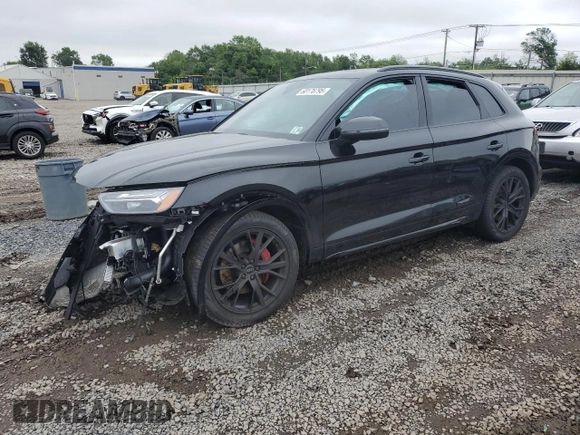 2025 Audi SQ5 Premium Plus with VIN WA1B4AFYXS2032116, listed as a Copart auction lot 60176795 with Not provided miles and Salvage title. Bid and sale history available at DreamBid. Image 1.