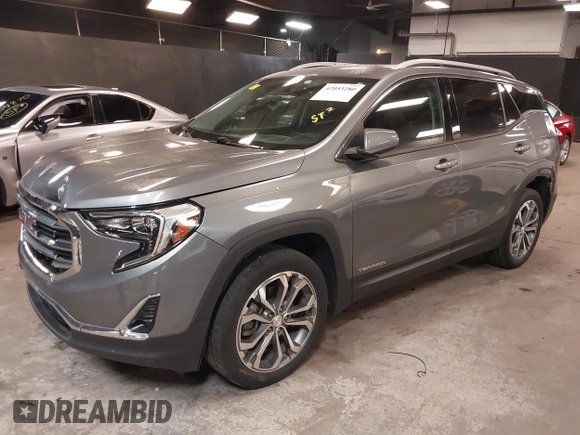 2019 GMC Terrain SLT with VIN 3GKALVEX0KL309931, listed as a IAAI auction lot 42053280 with 41,075 mi miles. Bid and sale history available at carsss.com. Image 2.