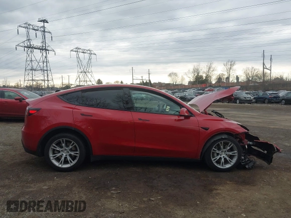 2022 Tesla Model Y Long Range with VIN 7SAYGDEE1NF442159, listed as a IAAI auction lot 41674506 with 82,355 mi miles and . Bid and sale history available at DreamBid. Image 13.