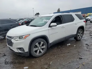 2018 Chevrolet Traverse LT z VIN 1GNEVHKW8JJ232663, wystawiony jako Copart lot #52315845 z przebiegiem 169 710 mil mil oraz Czysty tytuł • Clean title. Historia ofert i sprzedaży dostępna na DreamBid. Obrazek 1.