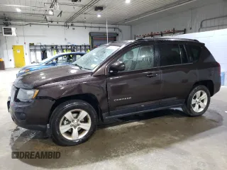 2014 Jeep Compass Latitude with VIN 1C4NJDEB3ED623018, listed as a Copart auction lot 69662954 with 121,115 mi miles and Salvage Title. Bid and sale history available at carsss.com. Image 1.
