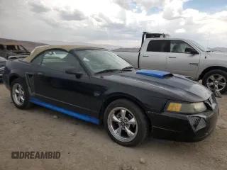 2002 Ford Mustang GT Deluxe with VIN 1FAFP45X62F162398, listed as a Copart auction lot 63150934 with 167,110 mi miles and Salvage title. Bid and sale history available at DreamBid. Image 4.