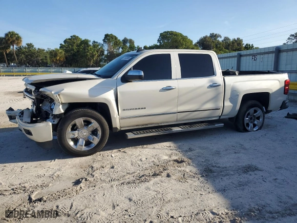 2015 Chevrolet Silverado 1500 LTZ with VIN 3GCPCSEC7FG456683, listed as a Copart auction lot 51583865 with 136,799 mi miles and Non Repairable. Bid and sale history available at carsss.com. Image 1.