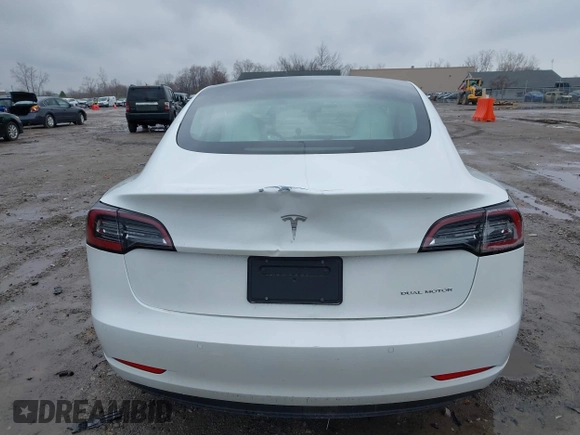 2022 Tesla Model 3 Long Range with VIN 5YJ3E1EB6NF272009, listed as a IAAI auction lot 41984154 with 12,651 mi miles and . Bid and sale history available at DreamBid. Image 16.