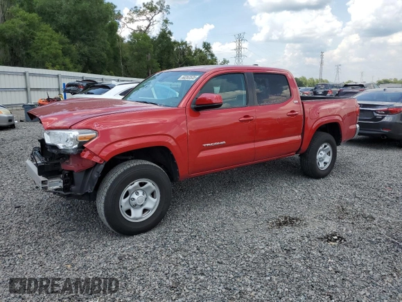 2022 Toyota Tacoma SR with VIN 3TYAX5GN5NT050626, listed as a Copart auction lot 60263535 with 40,950 mi miles and Salvage title. Bid and sale history available at DreamBid. Image 1.