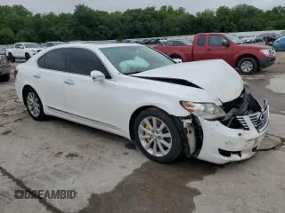 2012 Lexus LS 460 with VIN JTHCL5EFXC5013357, listed as a Copart auction lot 58386915 with 212,034 mi miles and Salvage title. Bid and sale history available at DreamBid. Image 4.