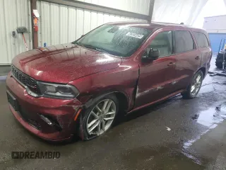 2023 Dodge Durango GT with VIN 1C4RDJDG7PC555710, listed as a Copart auction lot 42024425 with 62,328 mi miles and Salvage Title. Bid and sale history available at DreamBid. Image 1.