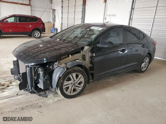 2019 Hyundai Elantra Preferred with VIN KMHD84LFXKU872632, listed as a Copart auction lot 48331505 with 111,018 mi miles and Non Repairable. Bid and sale history available at carsss.com. Image 1.