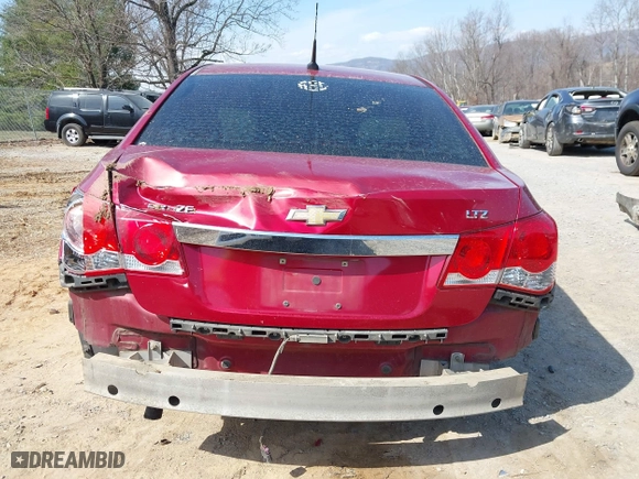 2012 Chevrolet Cruze LTZ with VIN 1G1PH5SC8C7137803, listed as a IAAI auction lot 41773255 with 136,268 mi miles. Bid and sale history available at carsss.com. Image 17.