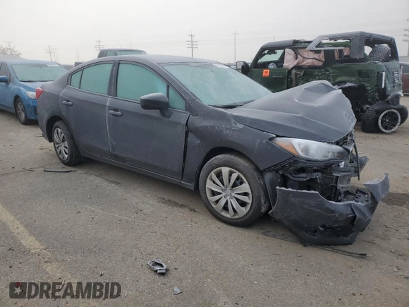 2023 Subaru Impreza with VIN 4S3GKAB69P3604512, listed as a Copart auction lot 81816624 with 3,027 mi miles and Salvage title. Bid and sale history available at DreamBid. Image 4.