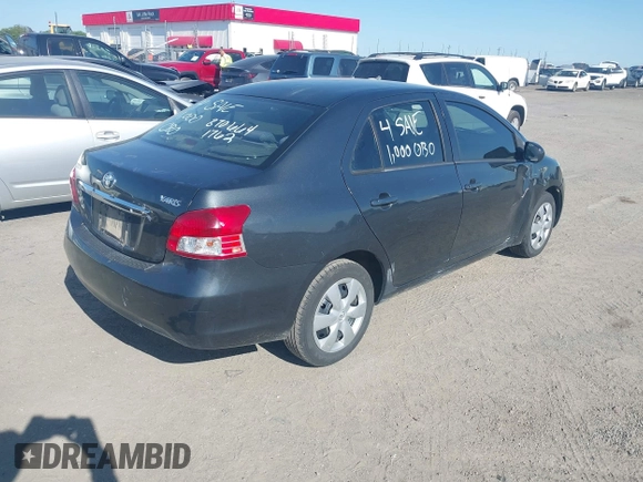 2008 Toyota Yaris with VIN JTDBT923781201380, listed as a IAAI auction lot 42043886 with Not Provided miles. Bid and sale history available at carsss.com. Image 4.