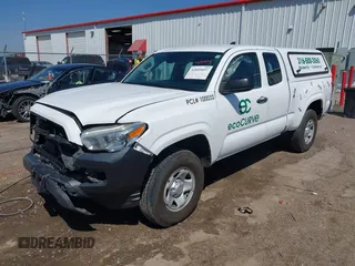 2018 Toyota Tacoma SR with VIN 5TFRX5GNXJX109804, listed as a IAAI auction lot 42055457 with 111,522 mi miles and . Bid and sale history available at DreamBid. Image 2.