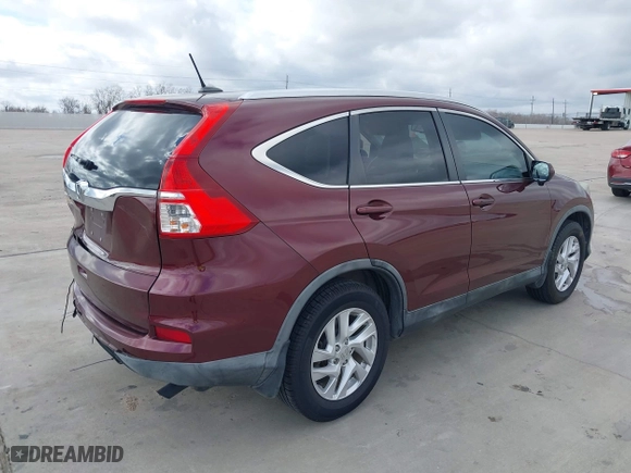 2016 Honda CR-V EX-L with VIN 2HKRM3H74GH502182, listed as a IAAI auction lot 41490125 with 45,100 mi miles. Bid and sale history available at carsss.com. Image 4.