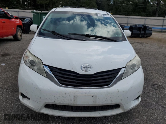 2012 Toyota Sienna LE with VIN 5TDJK3DC0CS043968, listed as a Copart auction lot 72185614 with 166,194 mi miles and Salvage Title. Bid and sale history available at carsss.com. Image 5.