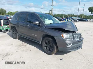 2016 Jeep Compass Latitude with VIN 1C4NJCEAXGD806968, listed as a IAAI auction lot 40448380 with 125,817 mi miles and . Bid and sale history available at DreamBid. Image 1.