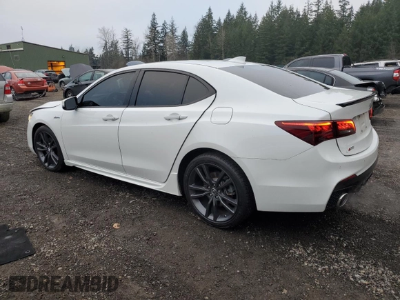 2020 Acura TLX w/A-Spec Pkg with VIN 19UUB3F61LA002834, listed as a Copart auction lot 88505845 with 66,285 mi miles and Salvage Title. Bid and sale history available at carsss.com. Image 2.