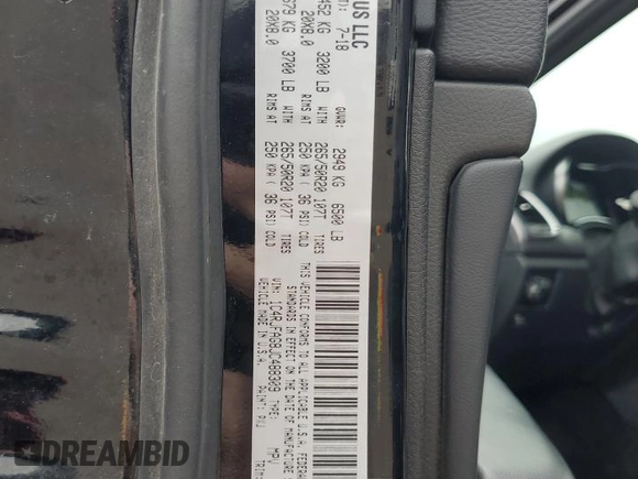 2018 Jeep Grand Cherokee Upland with VIN 1C4RJFAG8JC488309, listed as a Copart auction lot 59884225 with 80,432 mi miles and Salvage title. Bid and sale history available at DreamBid. Image 13.
