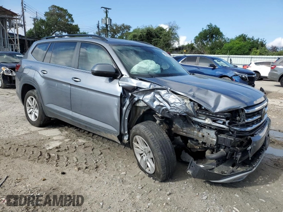 2021 Volkswagen Atlas S with VIN 1V2AP2CA9MC503478, listed as a Copart auction lot 73051284 with 51,140 mi miles and Salvage title. Bid and sale history available at DreamBid. Image 4.